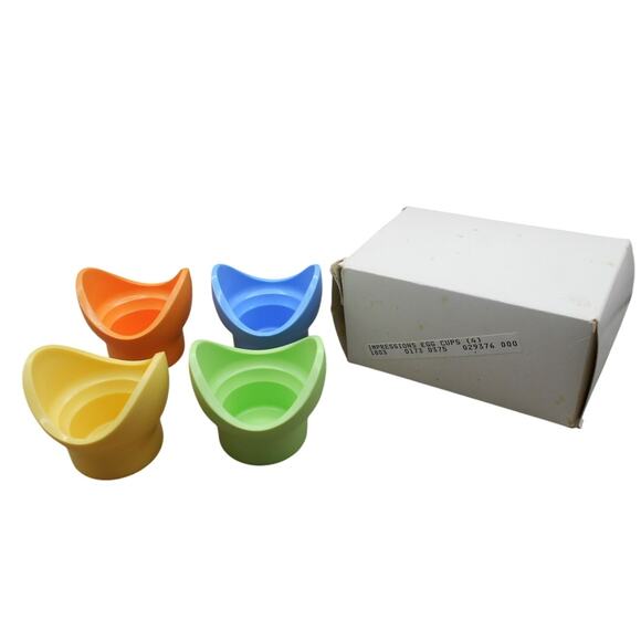 Tupperware Impressions #3881B Egg Cups Set of 4 NIB Easter Egg Holders - Picture 1 of 4